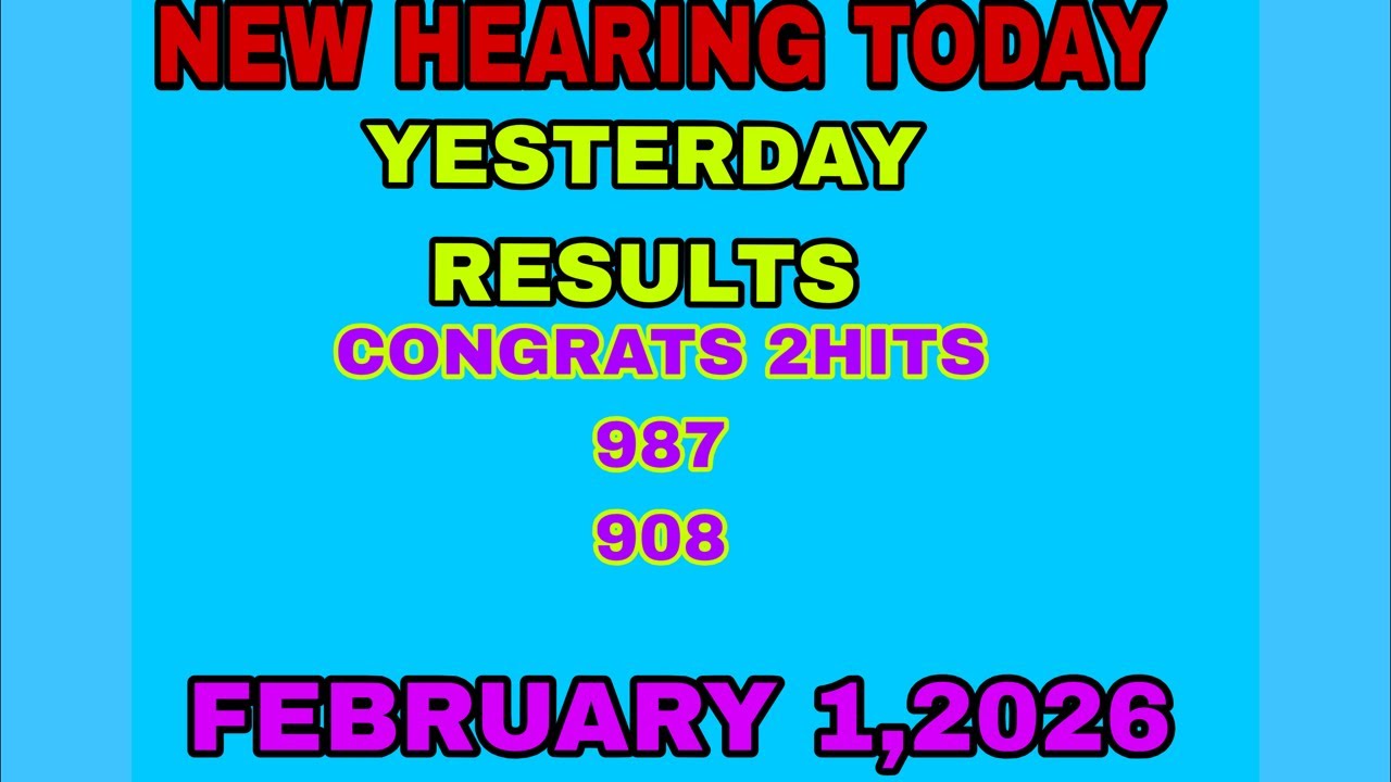 SWERTRES GUIDE HEARING TODAY FEBRUARY 1,2026