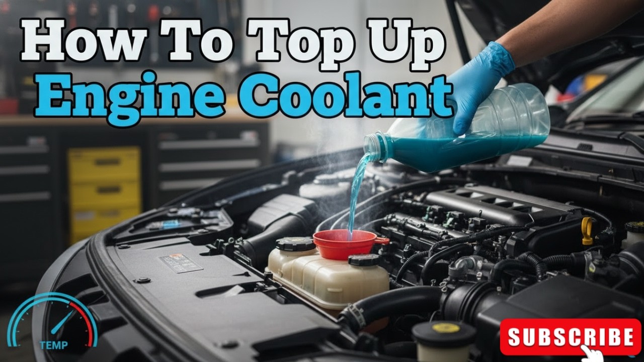 Topping Up Radiator How To Top Up Engine Coolant in Your Car - YouTube