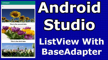 Android Studio Creating ListView With BaseAdapter & CardView