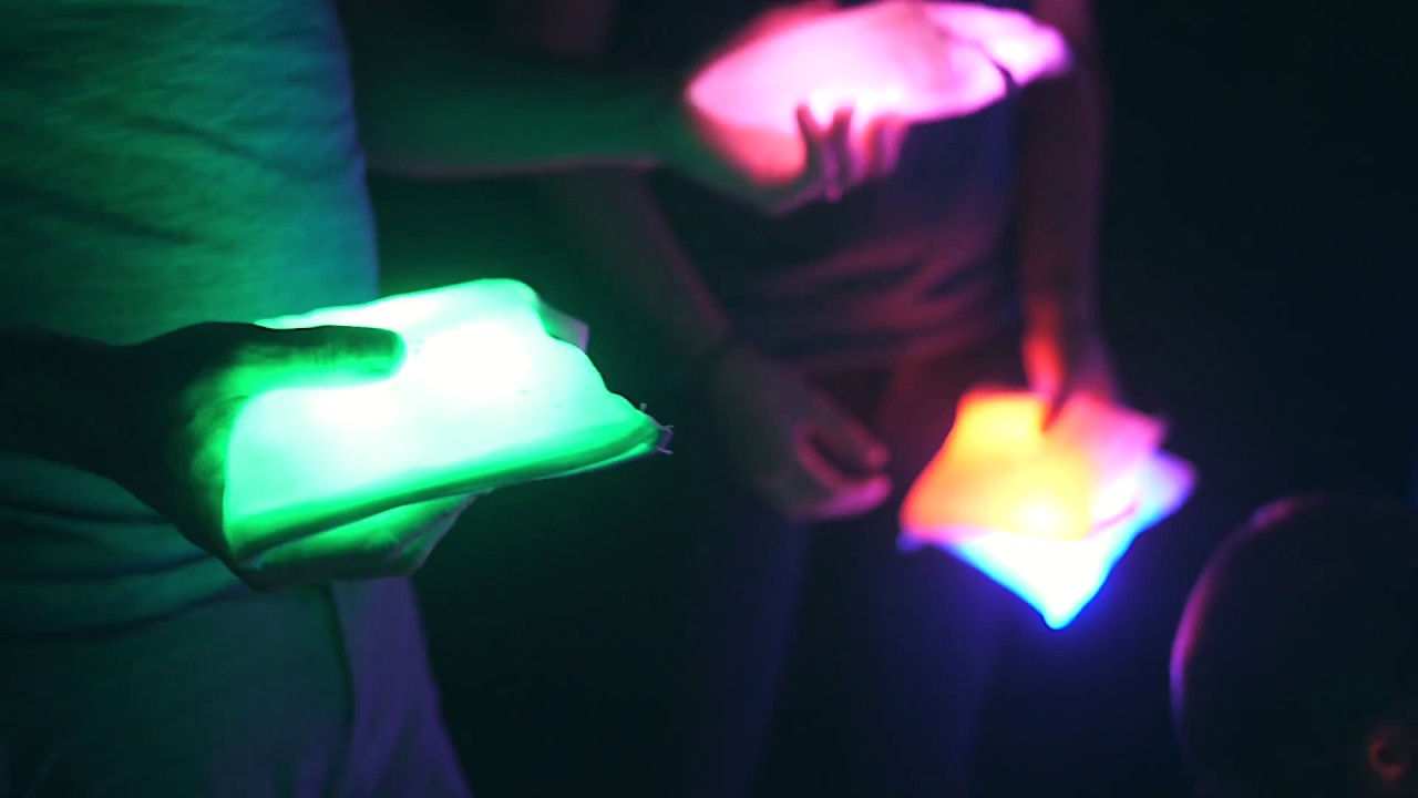 Details about   GlowCity Light Up LED Bean Bags Battery Powered-Uses LED Lights-Impact Activated 