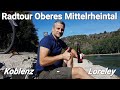 Radtour Oberes Mittelrheintal von Koblenz zur Loreley auf dem Rheinradweg