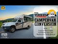 Tata yodha campervan conversion full tour in hindi  4 bed bath  kitchen with solar inverter