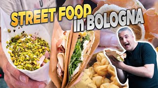 I Ate STREET FOOD in BOLOGNA Italy for 12 Hours