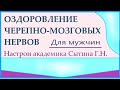 Оздоровление черепно-мозговых нервов Для мужчин Настрои академика Сытина Г.Н.