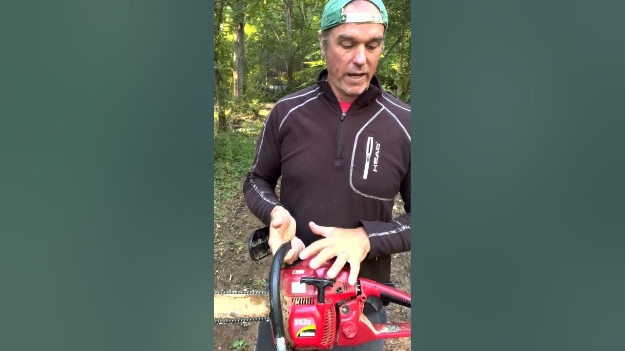 You've Flooded Your Chainsaw Engine, Now What? One (of a few) things