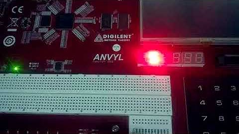 Decade counter and display the results in 7-segment display in VHDL
