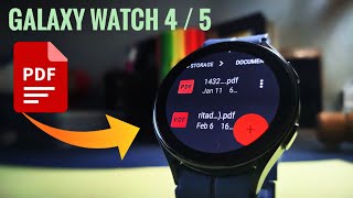 How to View PDF Files on Galaxy Watch 4 & 5 and Wear OS Watches! (With SEARCH!) 🔥 #galaxywatch4 screenshot 3