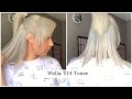 Toning hair with Wella T14