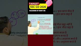 SYLLOGISM TRICKS 🔥संकल्प Batch | SSC GD 2026 | REASONING BY ROHIT SIR #ssc #sscgd #radianmensa