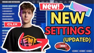 Clix's NEW (2025) Fortnite Settings! *Easy Wins*