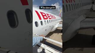 Something hit our plane!
