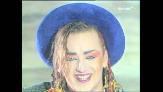 Culture Club - Karma Chameleon ( Original Footage Bananas German TV 1983 Vinyl 45 Rpm Remastered )