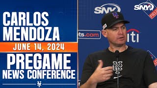 Carlos Mendoza on the importance of J.D. Martinez, Edwin Diaz and Francisco Alvarez | SNY