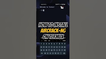 Setup Aircrack-ng on Termux #kali #nethunter