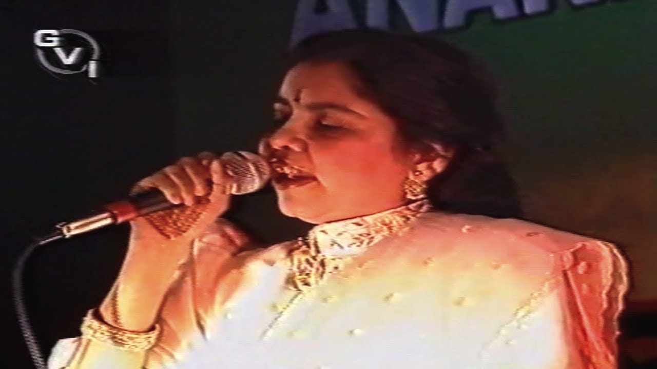 Sadhana Sargam Live | Mujhe Neend Na Aaye..Dil Kho Gaya | Udit Narayan | Anand Milind Nite | Dil |