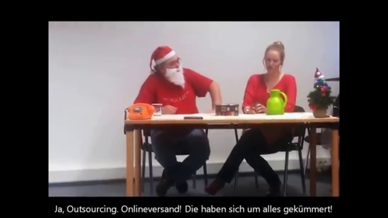 Weihnachtssketch (mit Untertitel für Gehörlose)