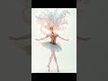 Murmuration IV — Dancing Transparency #art #digitalart #procreate #ballet #fairy