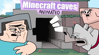 Caves in Minecraft (animated)