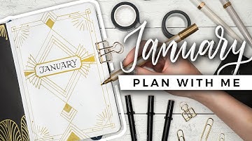 PLAN WITH ME | January 2020 Bullet Journal Setup