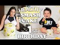 Making a Healthy Smash Cake for my Baby&#39;s 1st Birthday