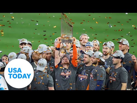 Astros fans take to the streets to celebrate 2022 World Series win | USA TODAY