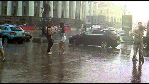 zouk dance in the rain spb openair july2013