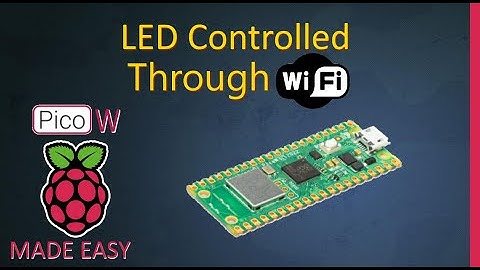 Control an LED through Wi-Fi with a Raspberry Pi PICO W in less than 5 Minutes!