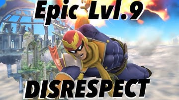 Captain Falcon Epic Lvl.9 CPU Disrespect!!