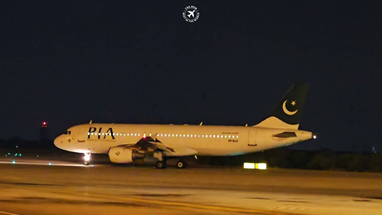 Night Planespotting at Karachi Airport