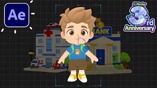 Create Full 3D Animation A to Z in After Effects Tutorials @MeshyAI