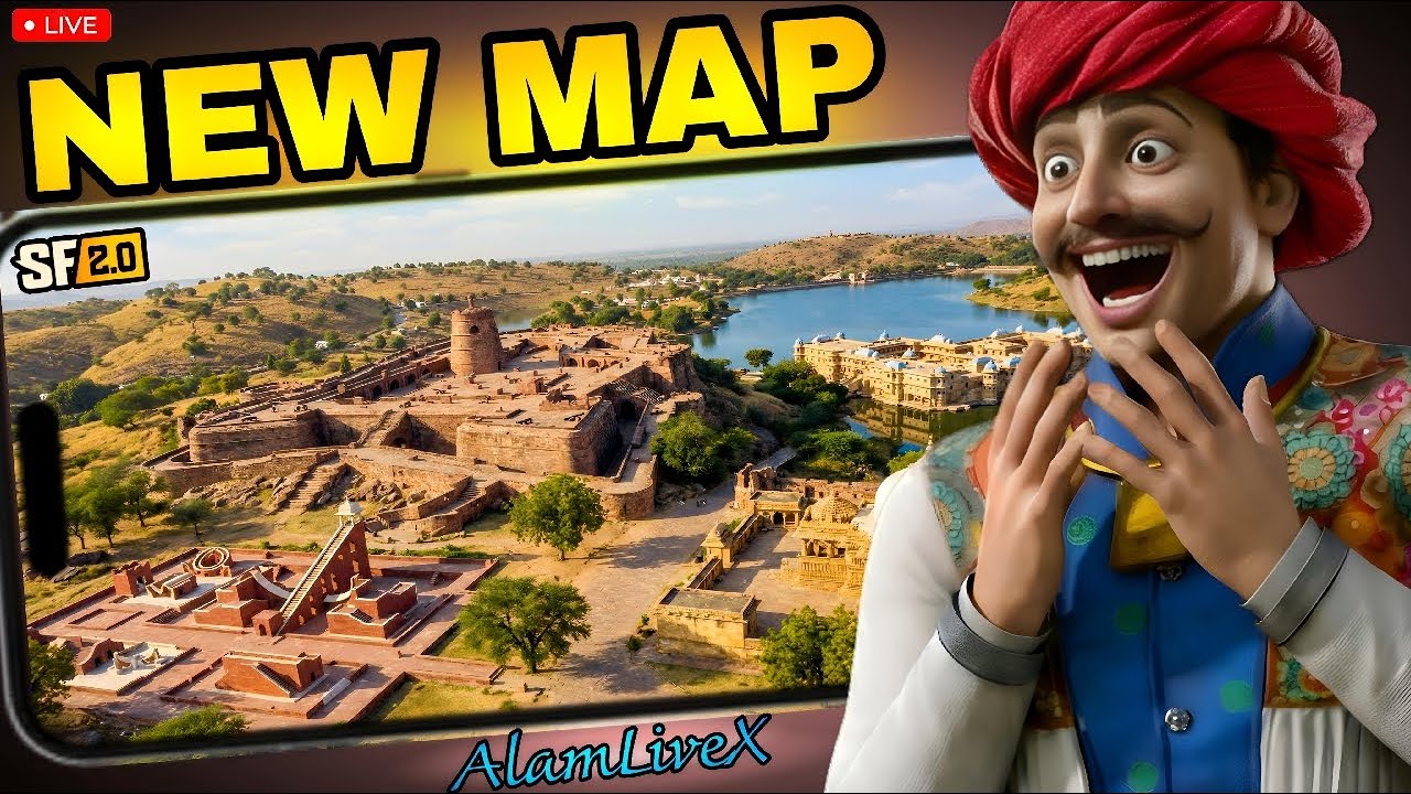 ScarFall New Map LIVE 🔴 🇮🇳