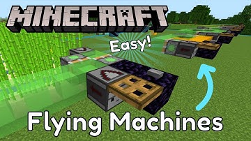Minecraft Flying Machines | Redstone Tutorial