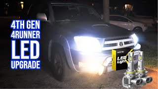 20032009 4th Gen Toyota 4runner AUXITO LED lightbulbs installation | Best bang for your buck!