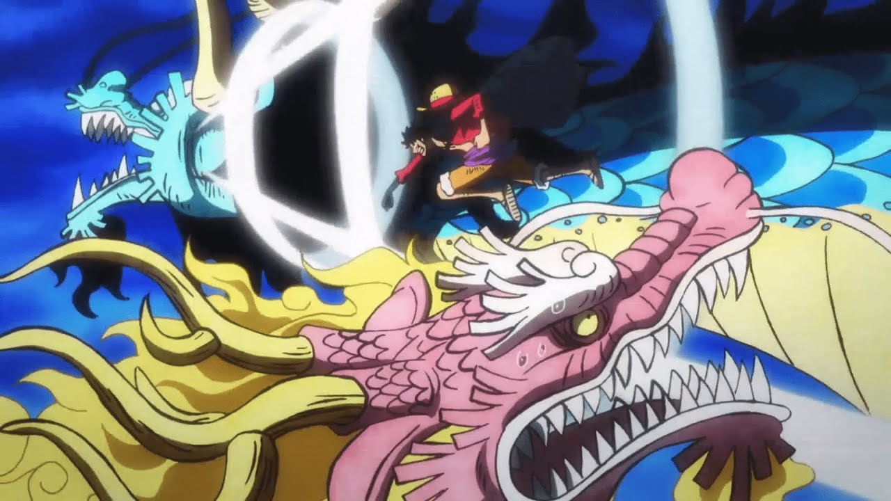 One Piece | Momonosuke Bites Kaido | Luffy vs Kaido