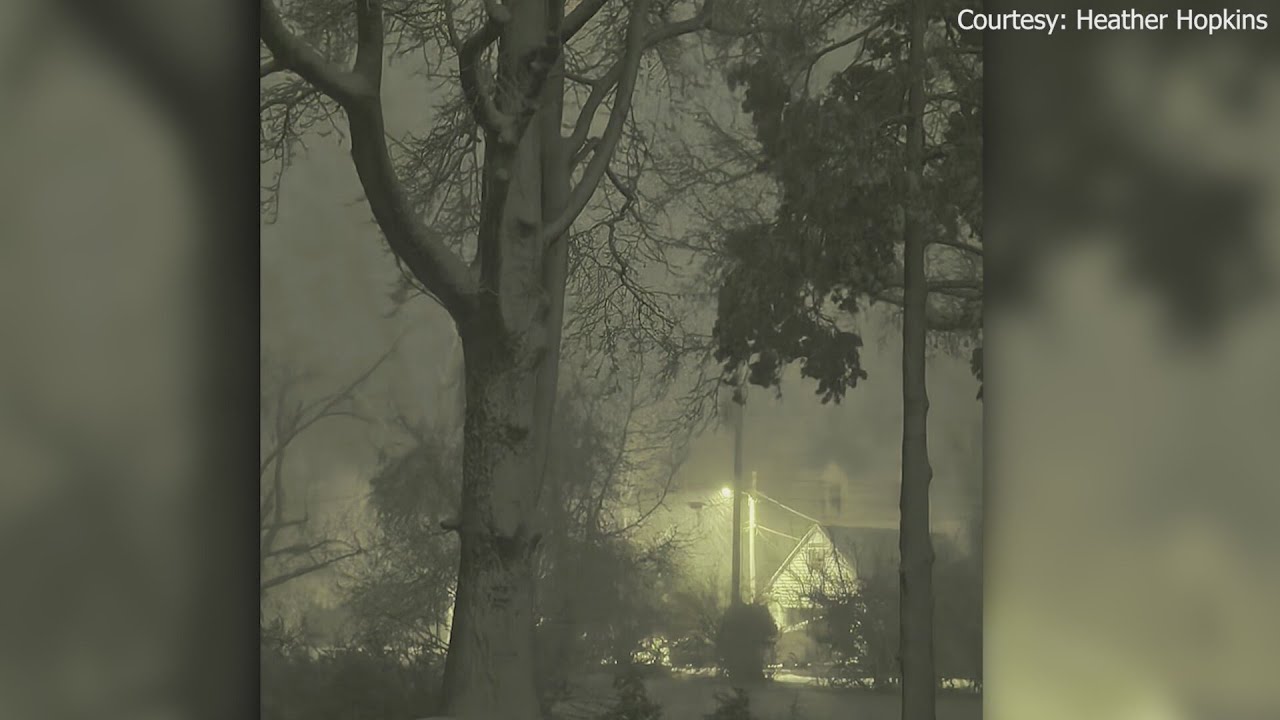 Snowfall across Hampton Roads