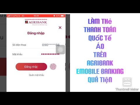 Tạo thẻ ảo trên Agribank Emobile Banking | Foci