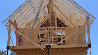 Rock n Rolling trusses on another windy day