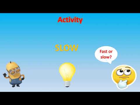 Fast and slow activity - Grade 1