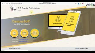 CampusCare App and Portal || Online Examination Process Video || G D Goenka Public School, Patna screenshot 1