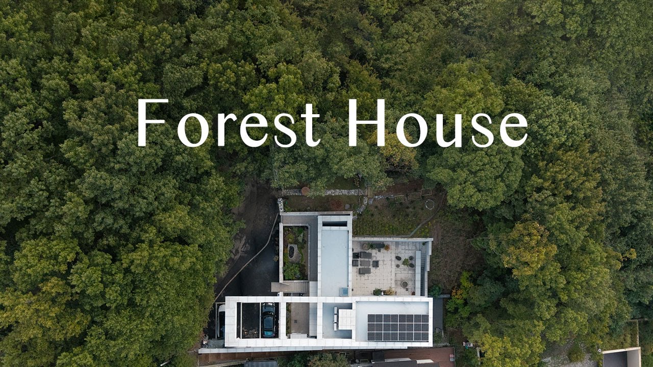 녹음이 우거진 숲사이집_용인단독주택/빛의 겹이 쌓인 집_동탄단독주택