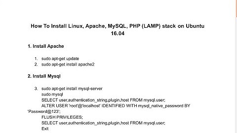 How to install LAMP Server on Ubuntu 16.04   || How to setup LAMP server on ubuntu