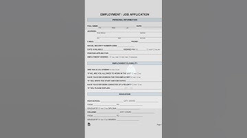 Job Application