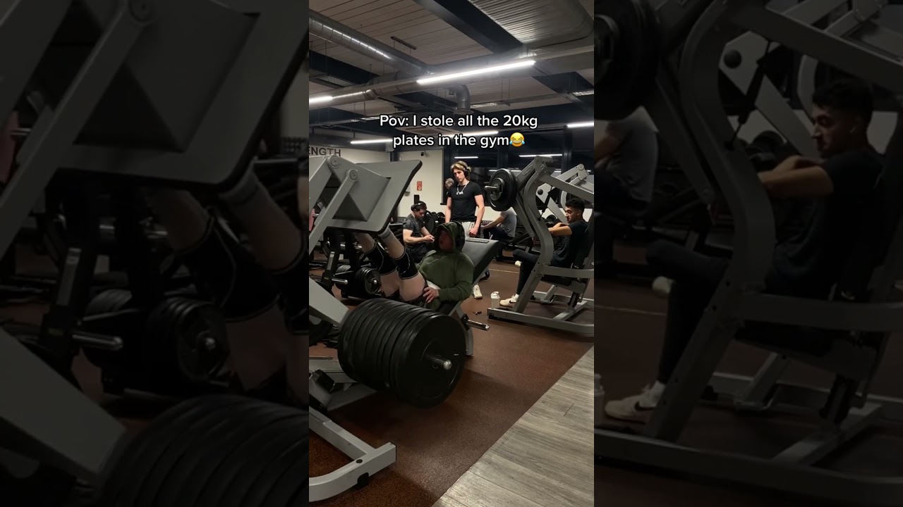 Gym Bro Hogs all The 20kg Plates And Ego Lifts...  