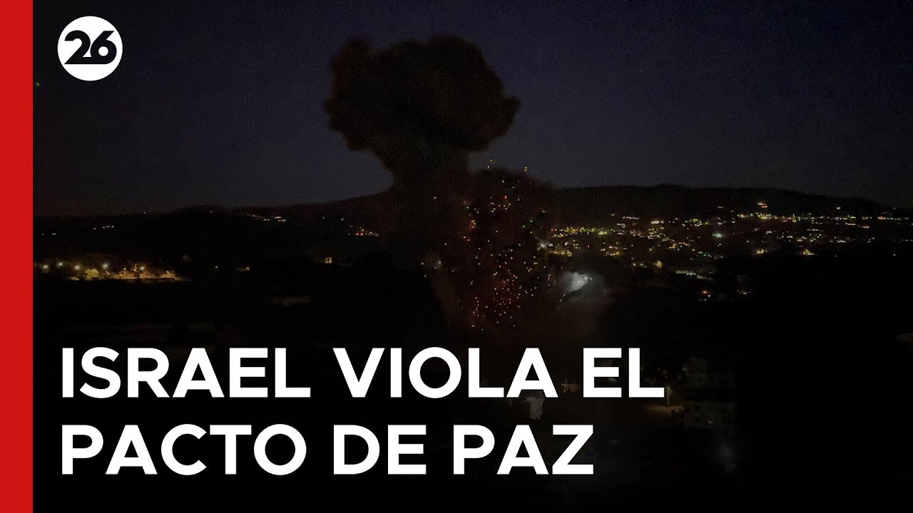 🚨 MEDIO ORIENTE | Nuevo ataque de Israel a Líbano