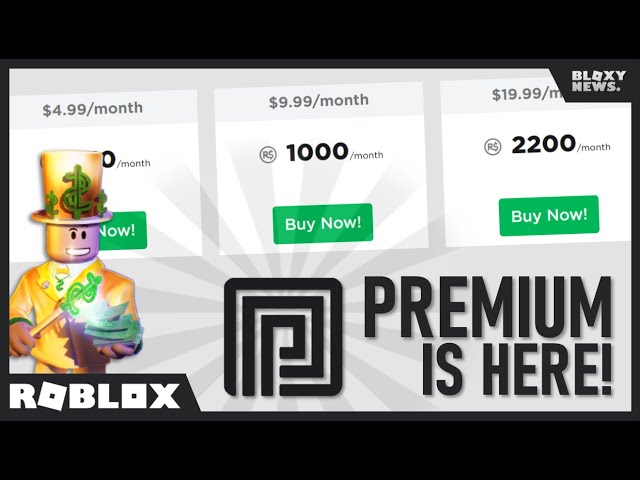 ROBLOX PREMIUM IS HERE! (Everything You Need To Know) RIP Builders Club 