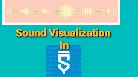 How to Create Sound Visualization in Sketchware Tutorial @sketchwareappmaker8819