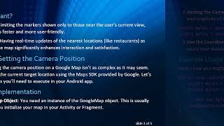 How to Easily Get the Currently Displayed Location on a Google Map in Android Apps