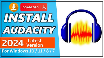 How To Download Audacity Latest Version - 2024 ( FREE🔥) For #windows 10 / 11 / 8 /7 #audacity