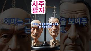 이마에 주름이 많을수록 고집이 세다  #사주명리학강의 #철학관창업  #만세력프로그램사용법
