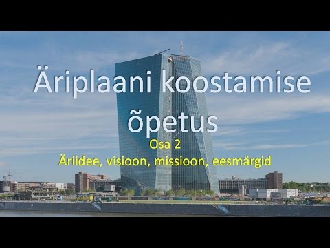 Video: Kuidas baari avada: äriplaan